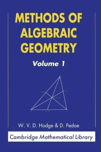 Methods of Algebraic Geometry (English, W. V. D. Hodge | Daniel Pedoe | Daniel Pedoe)