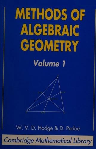 Methods of Algebraic Geometry (English, W. V. D. Hodge | Daniel Pedoe | D. Pedoe)
