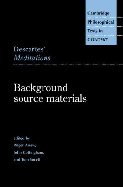 Descartes' Meditations (English, Rene Descartes | Roger Ariew | Tom Sorell)