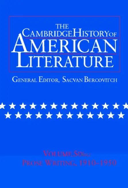 The Cambridge History of American Literature (English, Sacvan Bercovitch)