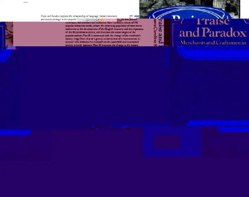Praise and Paradox (English, Laura Caroline Stevenson | Stevenson Laura Caroline | Lyndal Roper)