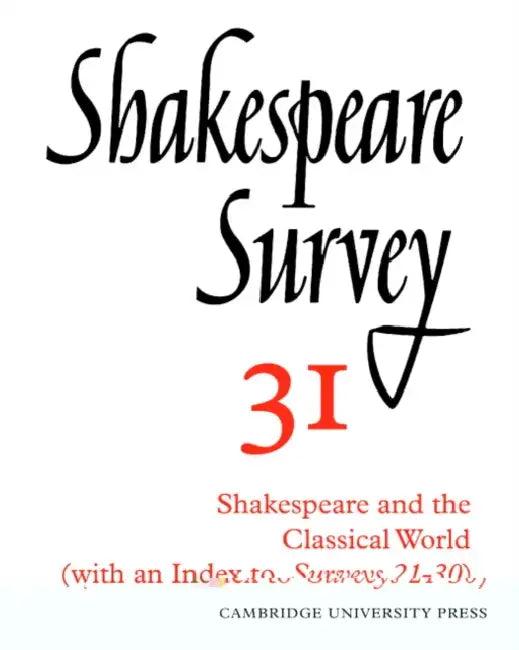 Shakespeare Survey (English, Kenneth Muir | Jonathan Bate | Michael Dobson)