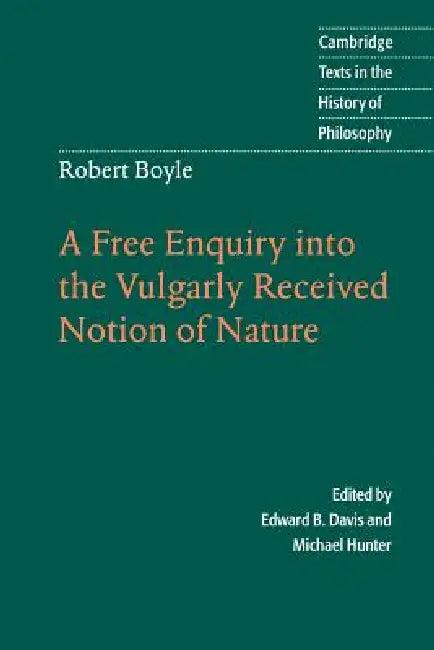 Robert Boyle (English, Robert S. J. Boyle | Edward B. Davis | Michael Hunter)
