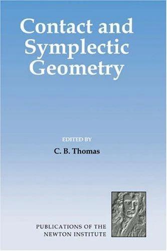 Contact and Symplectic Geometry (English, C. B. Thomas | Charles Benedict Thomas)