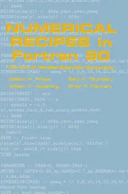 Numerical Recipes in FORTRAN 90 (English, William H. Press | Michael Metcalf | Saul A. Teukolsky)