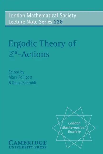 Ergodic Theory of ZD Actions (English, Mark Pollicott | Klaus Schmidt | J. W. S. Cassels)