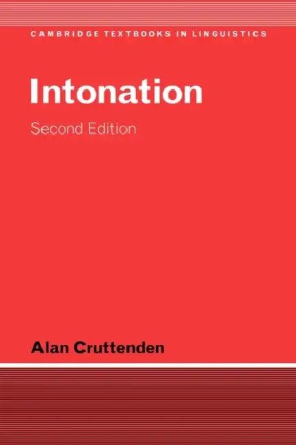 Intonation (English, Alan Cruttenden)