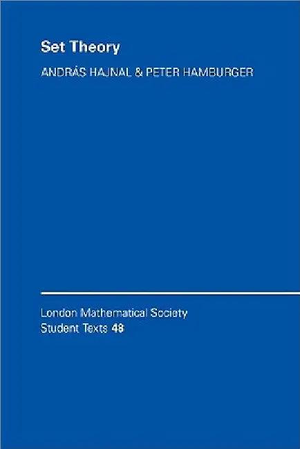 Set Theory (English, Andras Hajnal | A. Hajnal | Peter Hamburgerm)
