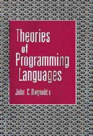 Theories of Programming Languages (English, John C. Reynolds)