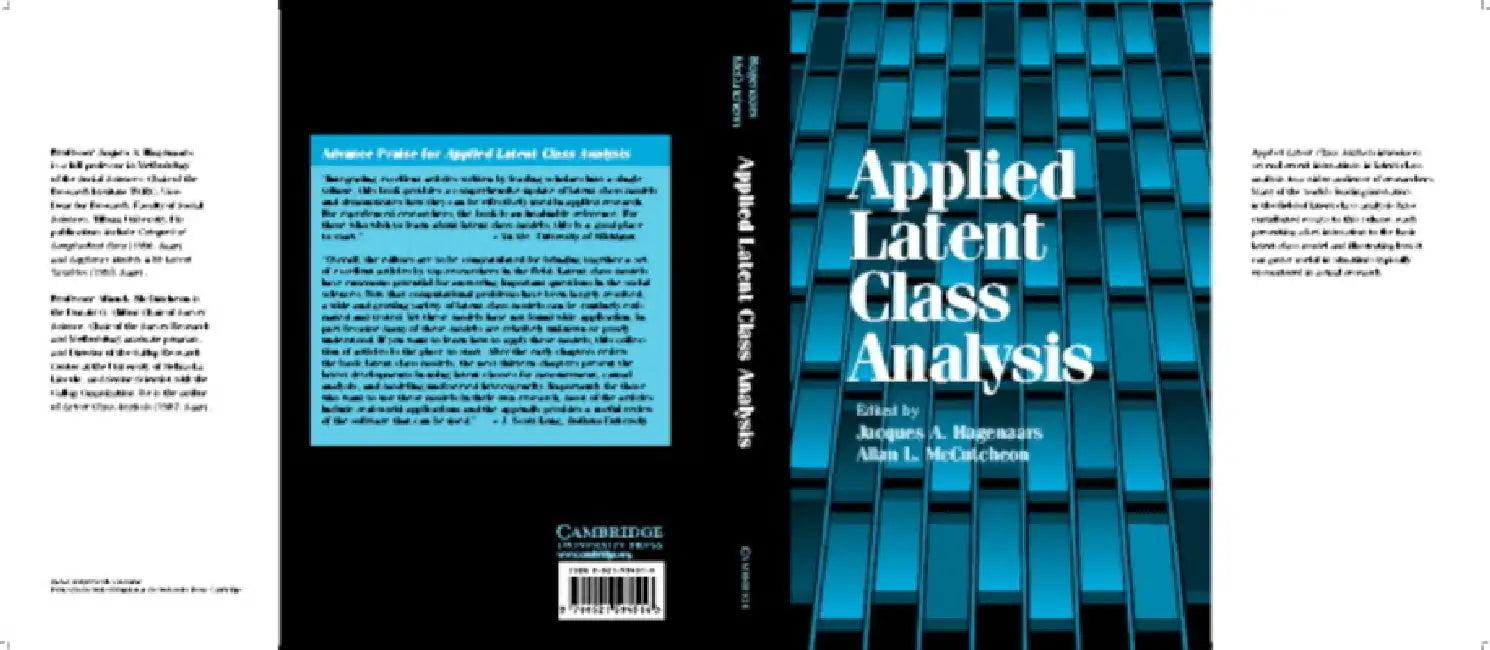Applied Latent Class Analysis (English, Jacques A. Hagenaars | Allan L. McCutcheon)