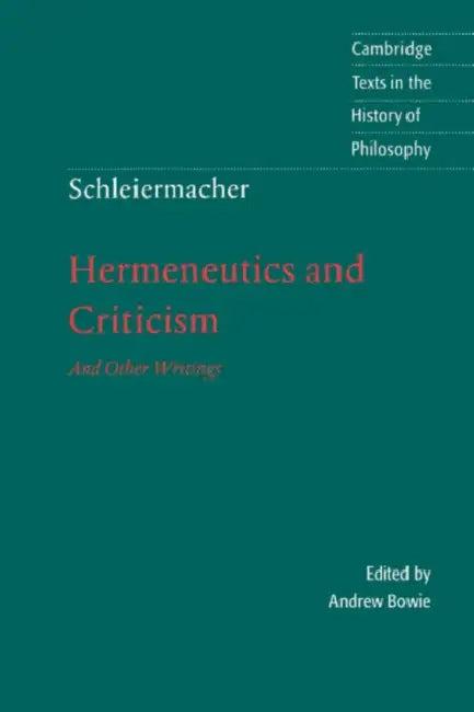 Schleiermacher (English, Friedrich Schleiermacher | Andrew Bowie | Desmond M. Clarke)