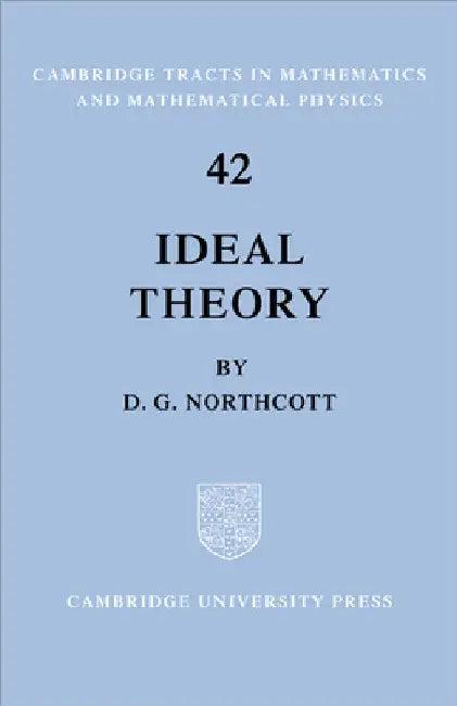 Ideal Theory (English, D. G. Northcott | Bela Bollobas | W. Fulton)