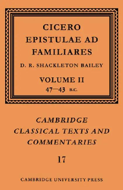 Cicero (English, D. R. Shackleton Bailey | Cicero | Marcus Tullius Cicero)