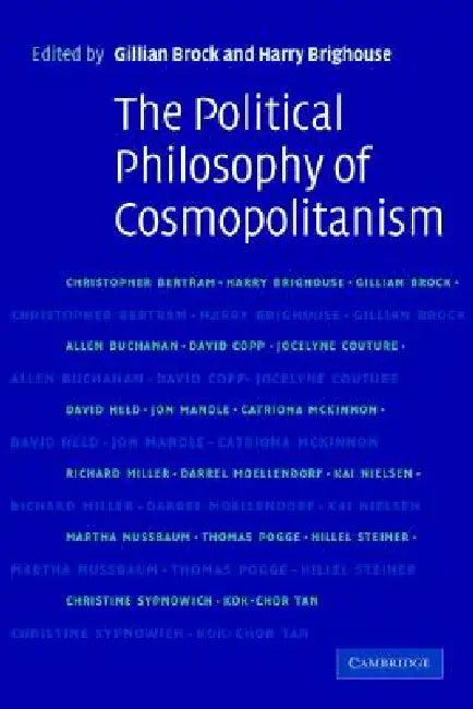 Political Phil Cosmopolitanism (English, Gillian Brock | Harry Brighouse)