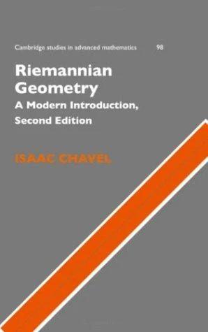 Riemannian Geometry (English, Isaac Chavel)