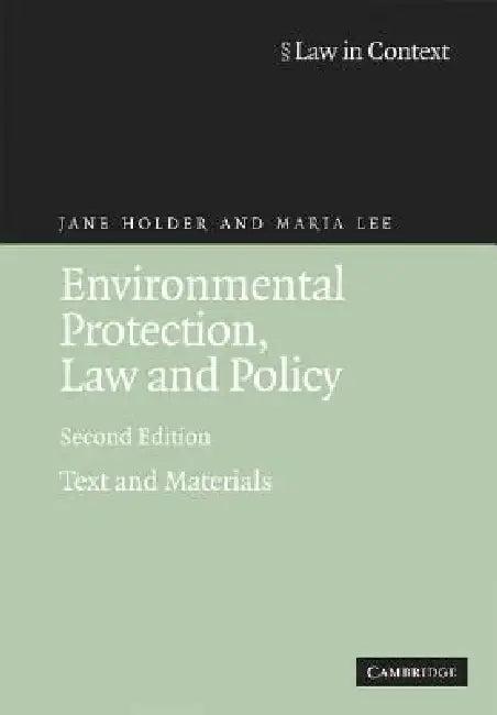 Environmental Protection, Law and Policy (English, Jane Holder | Maria Lee)