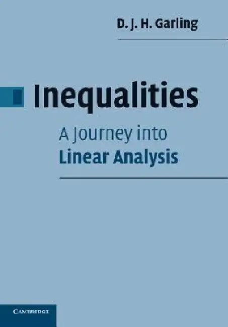 Inequalities (English, D. J. H. Garling)