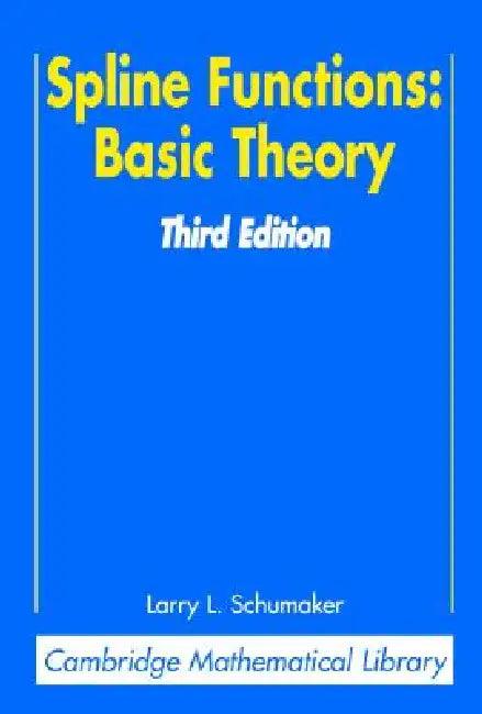 Spline Functions (English, Larry Schumaker)