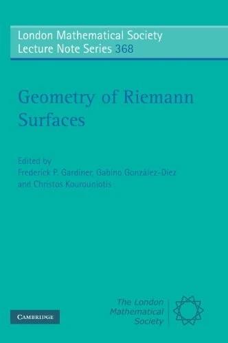 Geometry of Riemann Surfaces (English, Frederick P. Gardiner | Gabino Gonzalez-Diez | Christos Kourouniotis)
