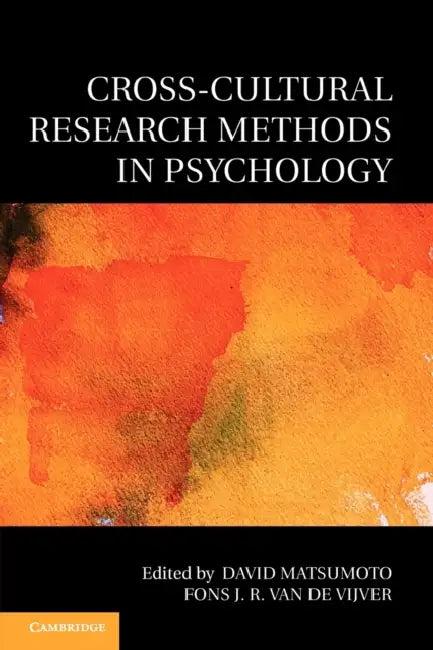 Cross-Cultural Research Methods in Psychology (English, David Matsumoto | Fons J. R. Van de Vijver)