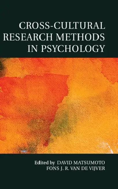 Cross-Cultural Research Methods in Psychology (English, David Matsumoto | Fons J. R. Van de Vijver)