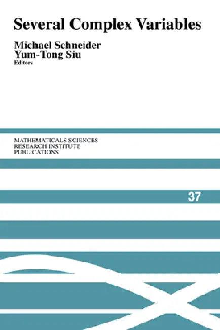 Several Complex Variables (English, Michael Schneider | Yum-Tong Siu)