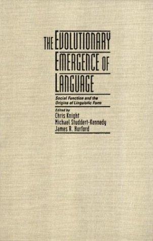 The Evolutionary Emergence of Language (English, Chris Knight | Michael Studdert-Kennedy | James R. Hurford)