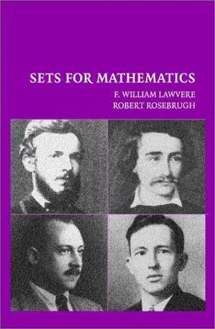 Sets for Mathematics (English, F. William Lawvere)