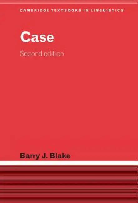 Case (English, Barry J. Blake | S. R. Anderson | J. Bresnan)