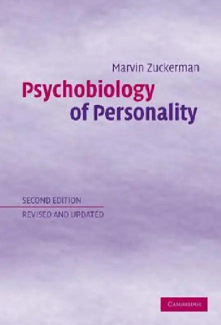 Psychobiology of Personality (English, Marvin Zuckerman | Jeffrey Gray | Michael Gelder)