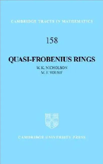 Quasi-Frobenius Rings (English, W. K. Nicholson)