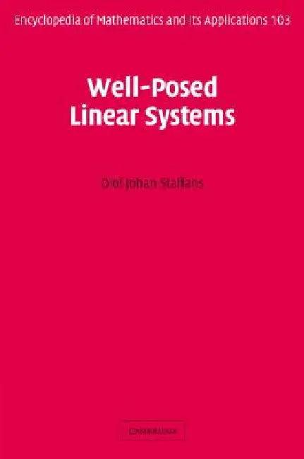 Well-Posed Linear Systems (English, Olof Staffans)
