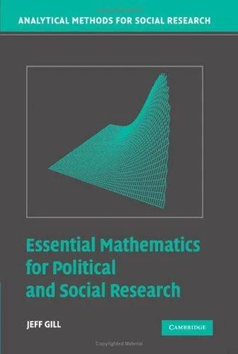 Essential Mathematics for Political and Social Research (English, Jeff Gill)