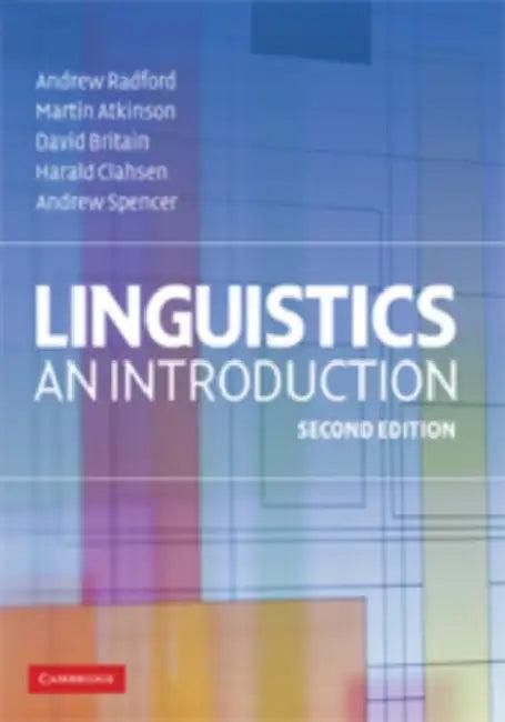 Linguistics (English, Andrew Radford | Martin Atkinson | David Britain)