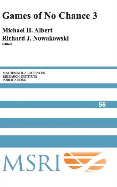 Games of No Chance 3 (English, Michael H. Albert | Richard J. Nowakowski)