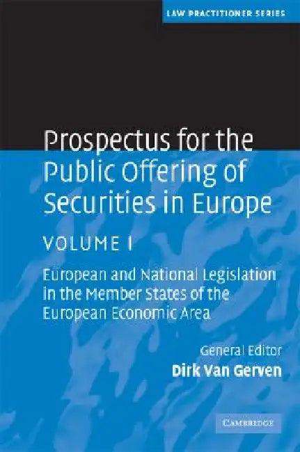 Prospectus for the Public Offering of Securities in Europe (English, Dirk Van Gerven)