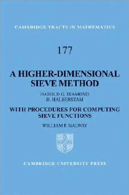 A Higher-Dimensional Sieve Method (English, Harold G. Diamond | H. Halberstam | William F. Galway)