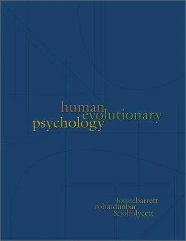 Human Evolutionary Psychology (English, Louise Barrett | Robin I. M. Dunbar | John Lycett)