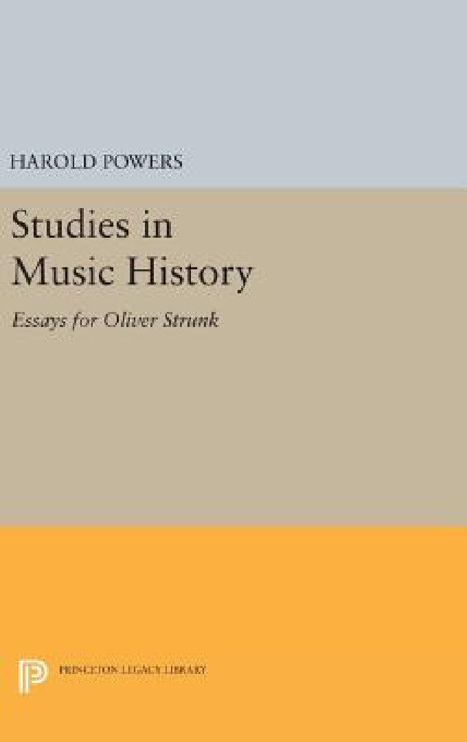 Studies in Music History (English, Harold Powers)