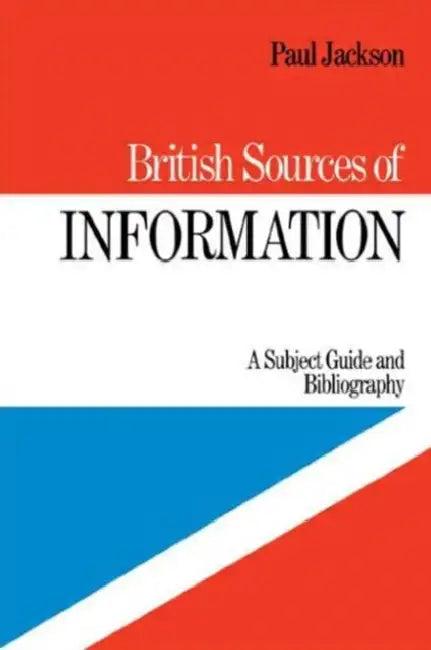 British Sources of Information (English, P. Jackson)