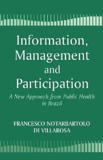Information, Management and Participation (English, Francesco Di Notarbartolo Villarosa)