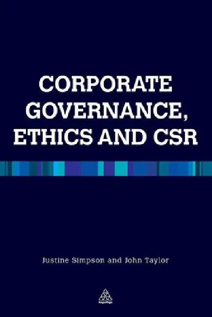 Corporate Governance Ethics and Csr (English, Justine Simpson | John R. Taylor)