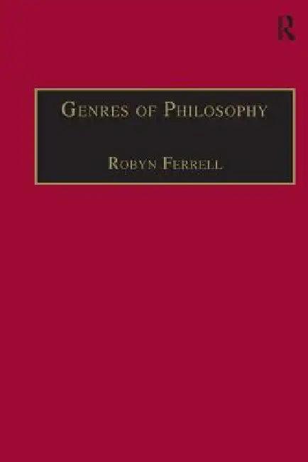 Genres of Philosophy (English, Robyn Ferrell)