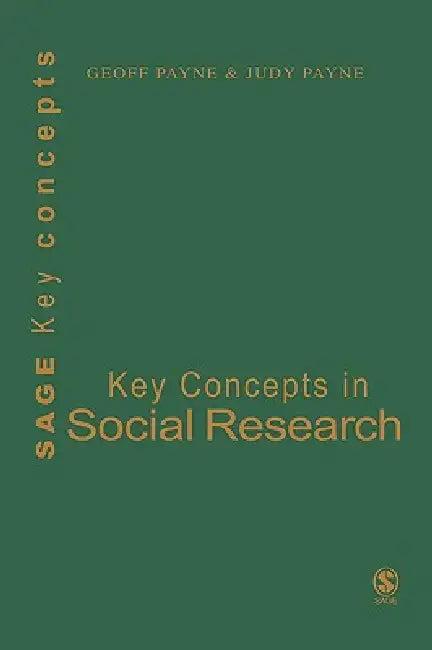 Key Concepts in Social Research (English, Geoff Payne | Judy Payne)