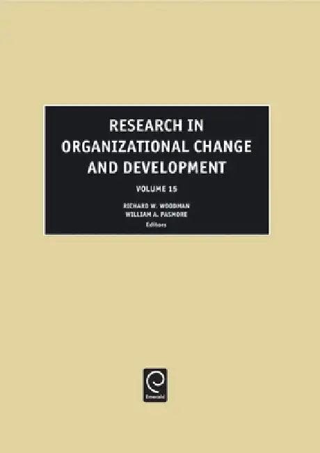 Research in Organizational Change and Development (English, William A. Pasmore | Richard W. Woodman)