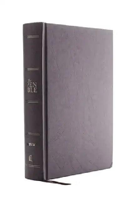 The Niv, Open Bible, Hardcover, Gray, Red Letter Edition, Comfort Print (English)