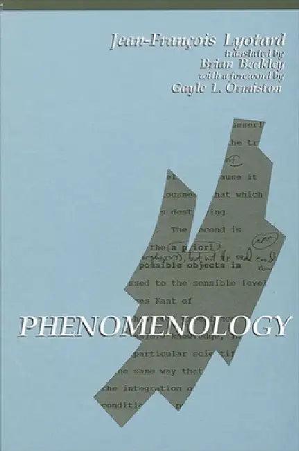 Phenomenology (English, Jean-Francois Lyotard | Brian Beakley | Gayle L. Ormiston)