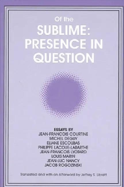 Of the Sublime (English, Jeffrey S. Librett)