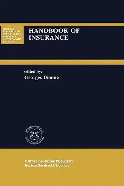 Handbook of Insurance (English, Georges Dionne)