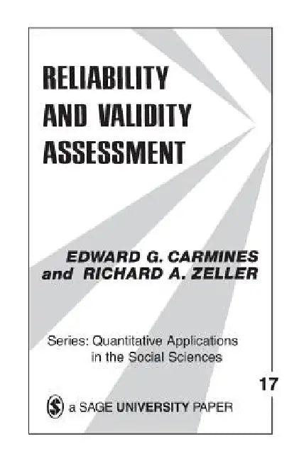 Reliability and Validity Assessment (English, Edward G. Carmines | Richard A. Zeller)